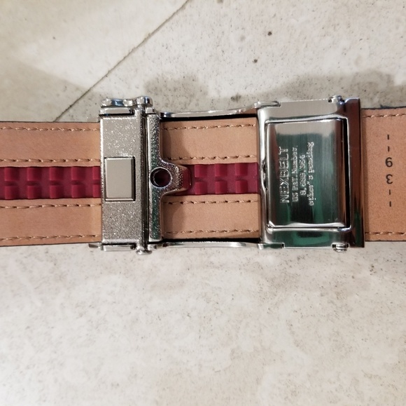 alligator Nexbelt and Italian leather 40" belt - Picture 6 of 8